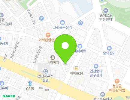 5-16 Injung-ro 16beon-gil, Michuhol-gu, Incheon, Republic of Korea Map