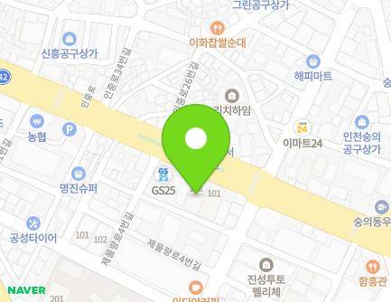 21 Injung-ro, Michuhol-gu, Incheon, Republic of Korea Map