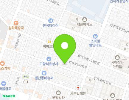 85 Inha-ro 91beon-gil, Michuhol-gu, Incheon, Republic of Korea Map