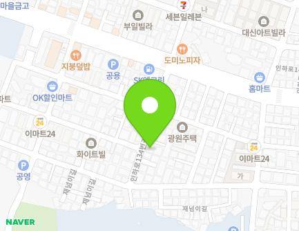 21 Inha-ro 134beon-gil, Michuhol-gu, Incheon, Republic of Korea Map