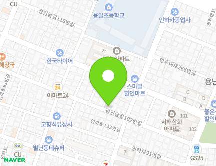 95 Gyeonginnam-gil 102beon-gil, Michuhol-gu, Incheon, Republic of Korea Map