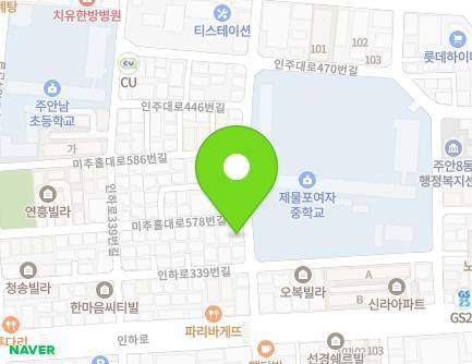 15 Inha-ro 351beon-gil, Michuhol-gu, Incheon, Republic of Korea Map