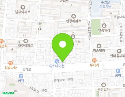 319 Inha-ro, Michuhol-gu, Incheon, Republic of Korea Map