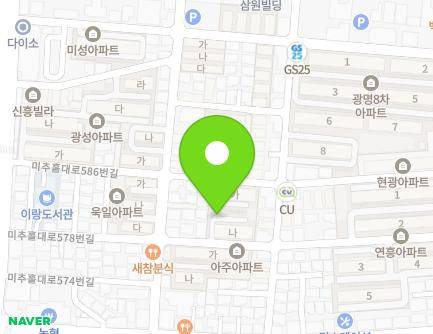 41 Michuhol-daero 578beon-gil, Michuhol-gu, Incheon, Republic of Korea Map