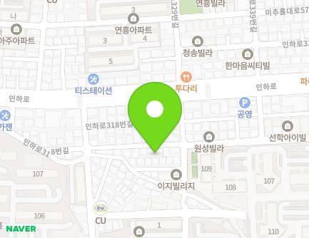 11-34 Inha-ro 318beon-gil, Michuhol-gu, Incheon, Republic of Korea Map