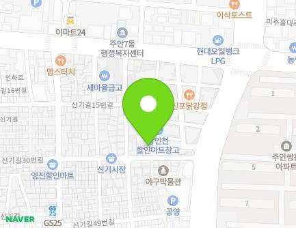 24-1 Inha-ro 272beon-gil, Michuhol-gu, Incheon, Republic of Korea Map