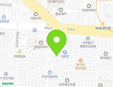 76 Hannaru-ro 586beon-gil, Michuhol-gu, Incheon, Republic of Korea Map