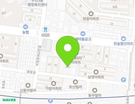 121 Yeomchang-ro, Michuhol-gu, Incheon, Republic of Korea Map