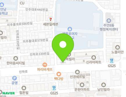 353 Inha-ro, Michuhol-gu, Incheon, Republic of Korea Map