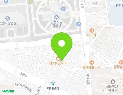 16-7 Soseong-ro 185beon-gil, Michuhol-gu, Incheon, Republic of Korea Map