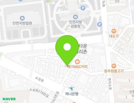 11 Soseong-ro 185beon-gil, Michuhol-gu, Incheon, Republic of Korea Map