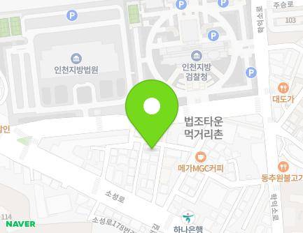 183-39 Soseong-ro, Michuhol-gu, Incheon, Republic of Korea Map