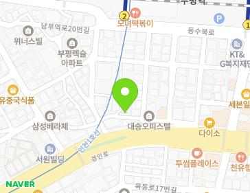 24-1 Dongsubuk-ro 158beon-gil, Bupyeong-gu, Incheon, Republic of Korea 24-1 Dongsubuk-ro 158beon-gil, Bupyeong-gu, Incheon, Republic of Korea Map