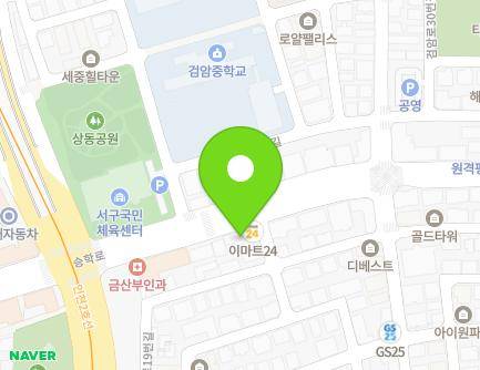 536 Seunghak-ro, Seo-gu, Incheon, Republic of Korea Map