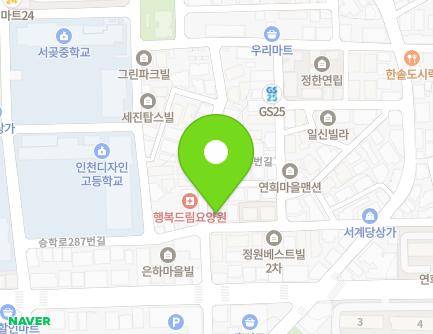 15 Yeonhui-ro 39beon-gil, Seo-gu, Incheon, Republic of Korea Map