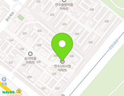212 Woninjae-ro, Yeonsu-gu, Incheon, Republic of Korea Map