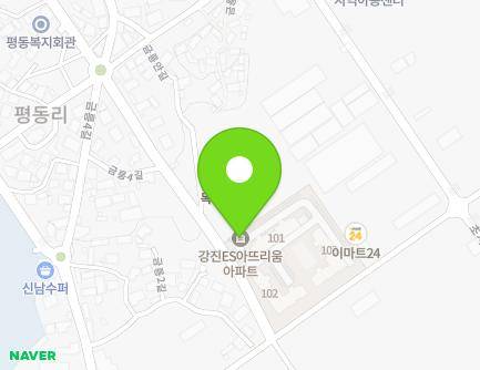 35 Geumneung 3-gil, Gangjin-eup, Gangjin-gun, Jeollanam-do, Republic of Korea Map