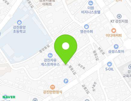 5 Pyeongdong 1-gil, Gangjin-eup, Gangjin-gun, Jeollanam-do, Republic of Korea Map