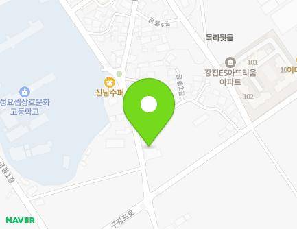 37 Geumneung 2-gil, Gangjin-eup, Gangjin-gun, Jeollanam-do, Republic of Korea Map