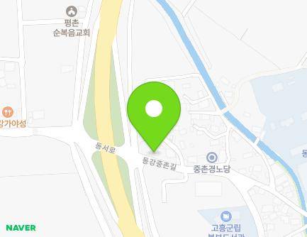 47-4 Donggangjungchon-gil, Donggang-myeon, Goheung-gun, Jeollanam-do, Republic of Korea Map