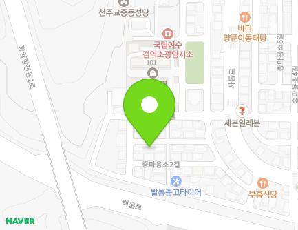 13-9 Jungmayongso 2-gil, Gwangyang-si, Jeollanam-do, Republic of Korea Map