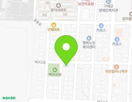 41-1 Taekji 2-gil, Gurye-eup, Gurye-gun, Jeollanam-do, Republic of Korea Map