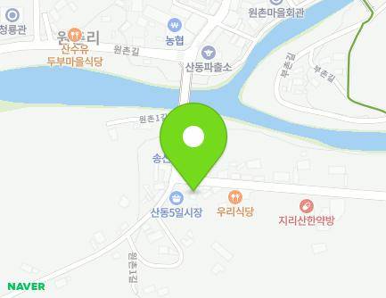 13-4 Wonchon 1-gil, Sandong-myeon, Gurye-gun, Jeollanam-do, Republic of Korea Map