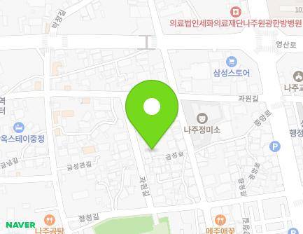 61-10 Geumseong-gil, Naju-si, Jeollanam-do, Republic of Korea Map