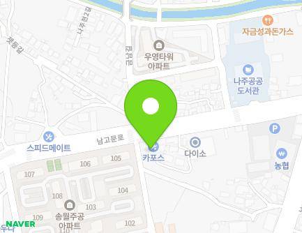 38 Namgomun-ro, Naju-si, Jeollanam-do, Republic of Korea Map