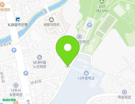 17 Namsan-gil, Naju-si, Jeollanam-do, Republic of Korea Map