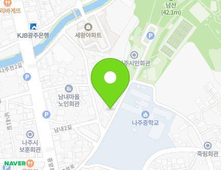 15 Namsan-gil, Naju-si, Jeollanam-do, Republic of Korea Map
