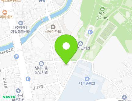 14 Namnae 4-gil, Naju-si, Jeollanam-do, Republic of Korea Map