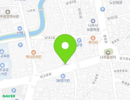 73 Namgomun-ro, Naju-si, Jeollanam-do, Republic of Korea Map
