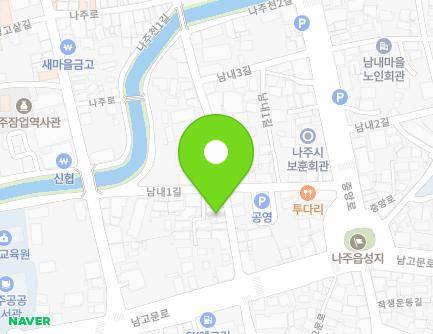 7 Geumseong-gil, Naju-si, Jeollanam-do, Republic of Korea Map