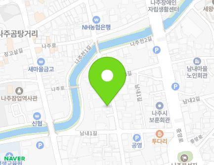 13 Geumseong-gil, Naju-si, Jeollanam-do, Republic of Korea Map