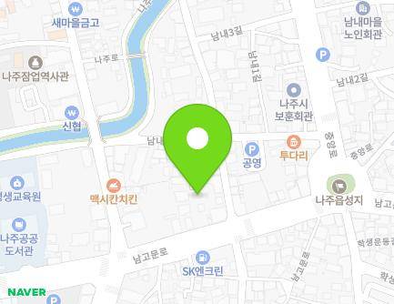 71 Namgomun-ro, Naju-si, Jeollanam-do, Republic of Korea Map