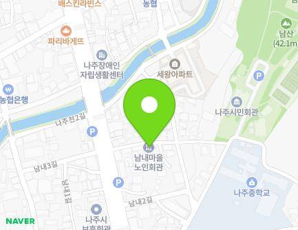6 Namnae 4-gil, Naju-si, Jeollanam-do, Republic of Korea Map