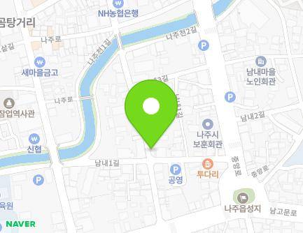 12 Geumseong-gil, Naju-si, Jeollanam-do, Republic of Korea Map