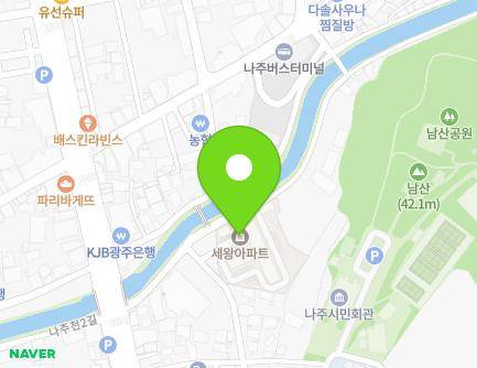 126 Najucheon 2-gil, Naju-si, Jeollanam-do, Republic of Korea Map