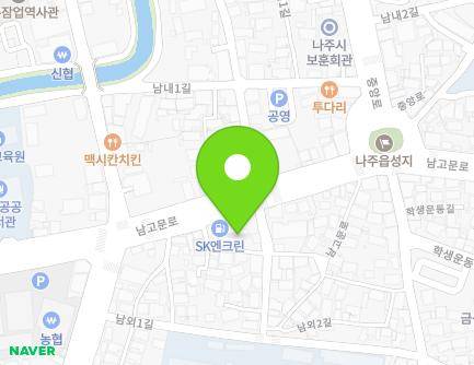 72 Namgomun-ro, Naju-si, Jeollanam-do, Republic of Korea Map