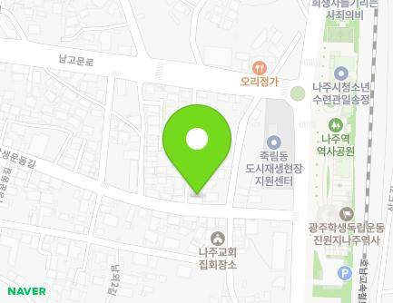 43-2 Haksaengundong-gil, Naju-si, Jeollanam-do, Republic of Korea Map