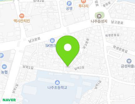 13-2 Namoe 1-gil, Naju-si, Jeollanam-do, Republic of Korea Map