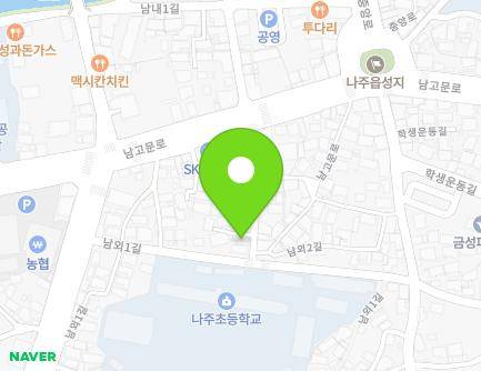 13-1 Namoe 1-gil, Naju-si, Jeollanam-do, Republic of Korea Map