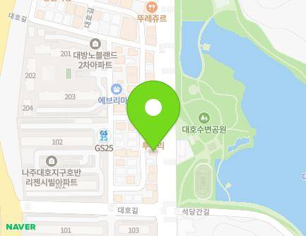 53-1 Daeho-gil, Naju-si, Jeollanam-do, Republic of Korea Map