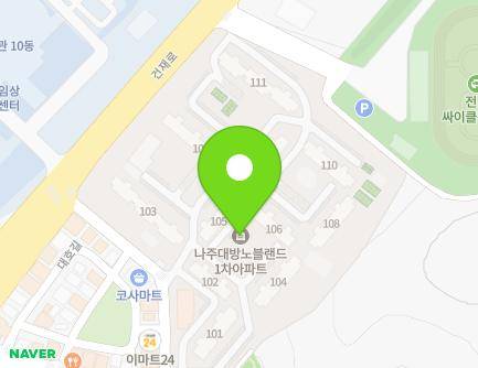 76-8 Daeho-gil, Naju-si, Jeollanam-do, Republic of Korea Map