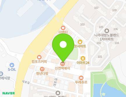 84 Daeho-gil, Naju-si, Jeollanam-do, Republic of Korea Map