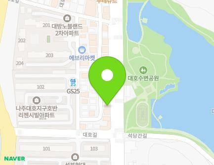 51 Daeho-gil, Naju-si, Jeollanam-do, Republic of Korea Map
