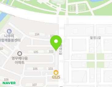10 Woljeong 1-gil, Naju-si, Jeollanam-do, Republic of Korea Map