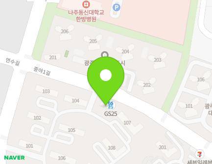 16 Jungya 1-gil, Naju-si, Jeollanam-do, Republic of Korea Map