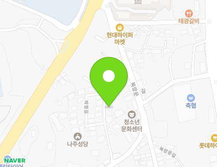 7-24 Bakjeong-gil, Naju-si, Jeollanam-do, Republic of Korea Map